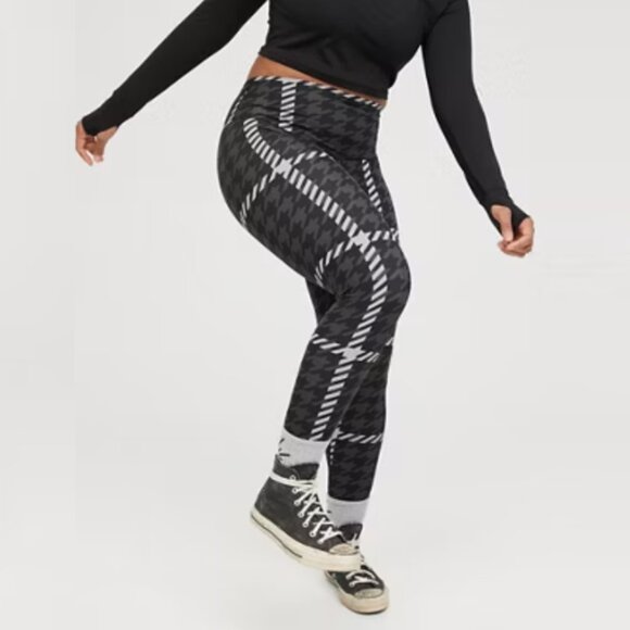 NWT AERIE | OFFLINE Real Me XTRA 7/8 Hi-Rise Legging Patterned | Sz. S - Picture 1 of 11